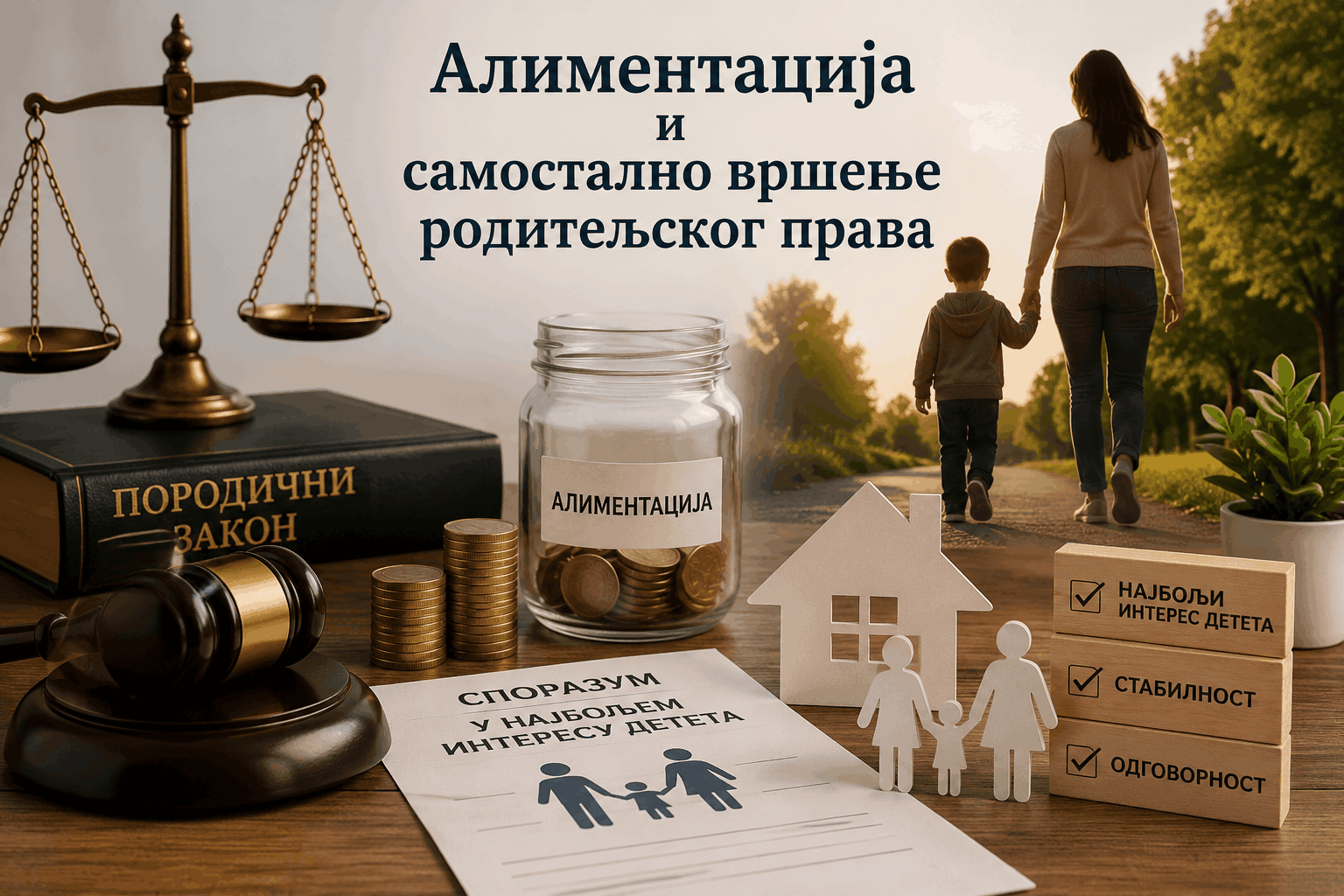 Алиментација и самостално вршење родитељског права: права детета и родитеља