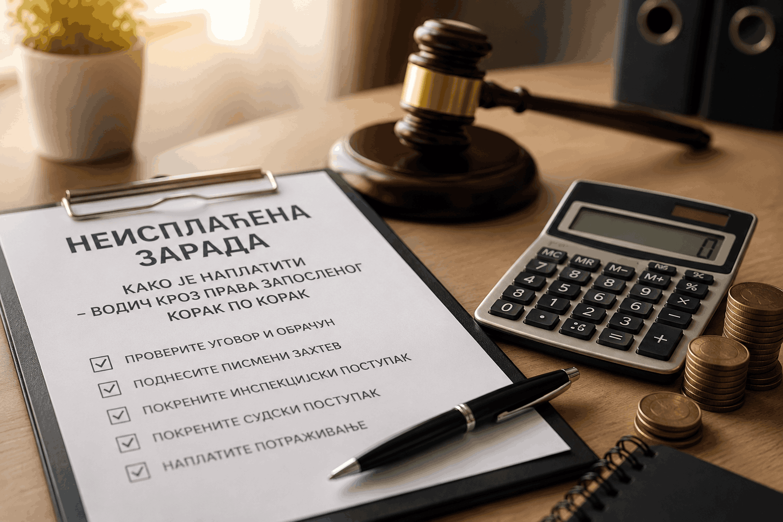 Неисплаћена зарада: како је наплатити – водич кроз права запосленог корак по корак